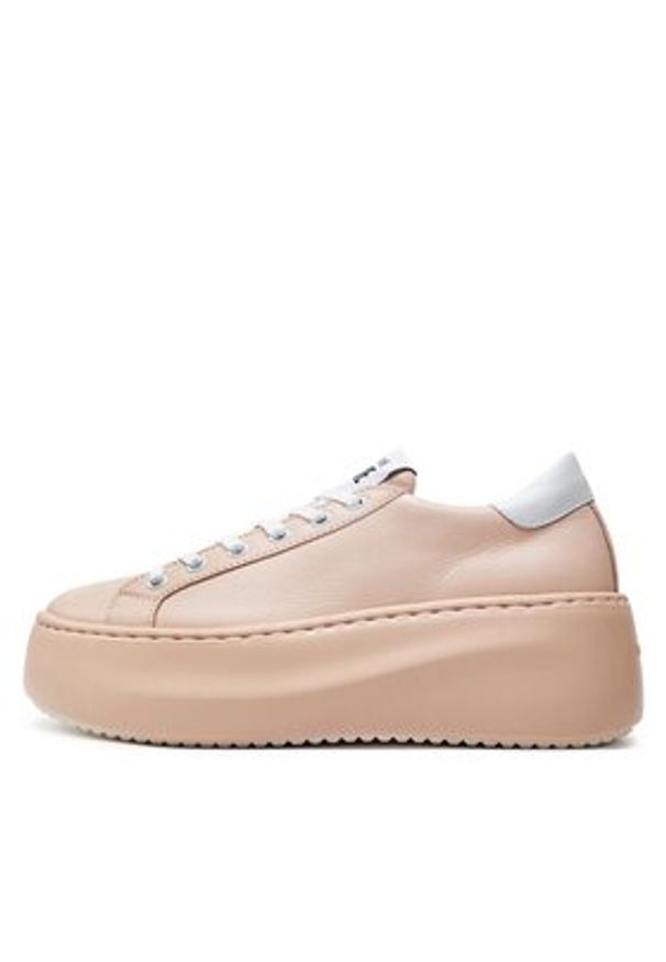 Vic Matié Sneakersy 1E1054D_W62BNLBR43 Różowy. Kolor: różowy. Materiał: skóra