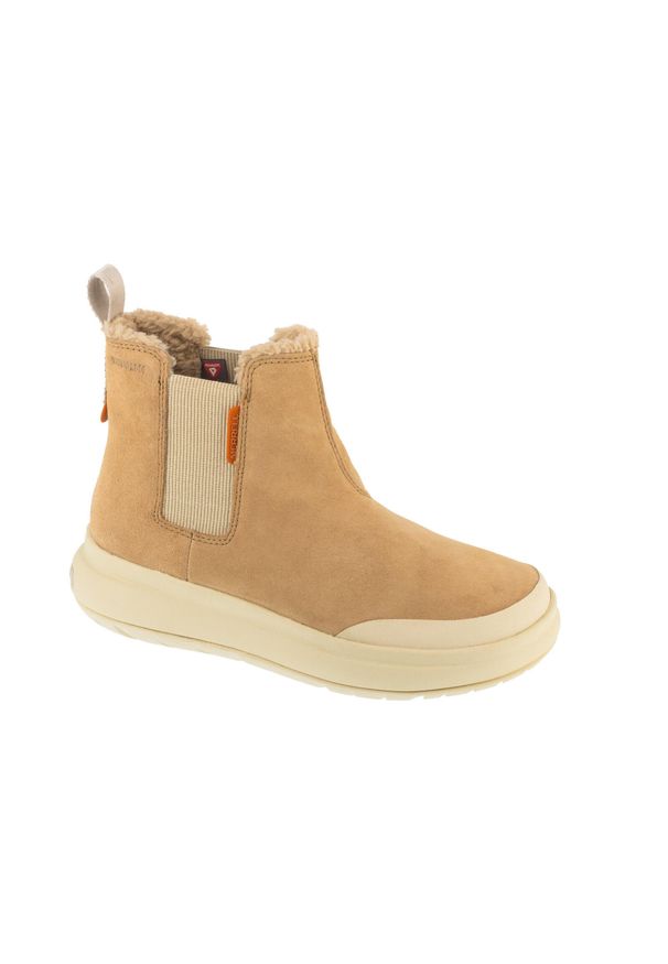 Merrell - Buty zimowe damskie, Marquette Thermo Pull On WP. Kolor: beżowy. Sezon: zima. Styl: sportowy