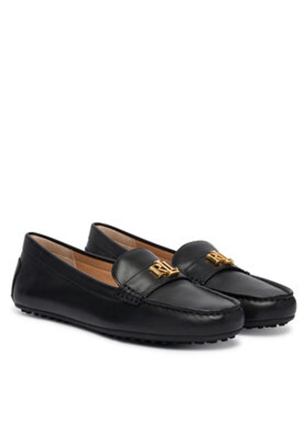 Lauren Ralph Lauren - LAUREN RALPH LAUREN Mokasyny 802P09040001 Czarny. Kolor: czarny. Materiał: skóra
