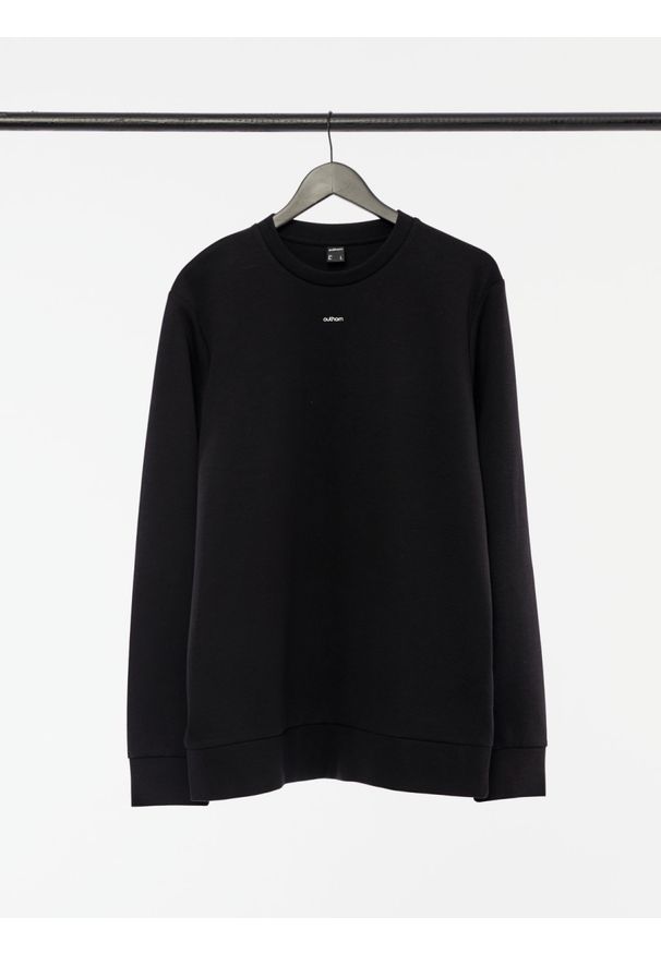 outhorn - Bluza oversize z nadrukiem męska. Okazja: na co dzień. Materiał: poliester, bawełna, materiał, dzianina. Wzór: nadruk. Styl: casual