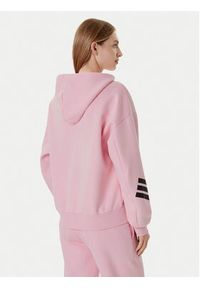 Adidas - adidas Bluza Future Icons 3-Stripes JE0183 Różowy Loose Fit. Kolor: różowy. Materiał: bawełna, syntetyk #3