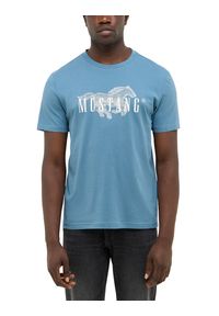 Męski T-Shirt Mustang Style Austin Bluestone 1016858 5180 #1