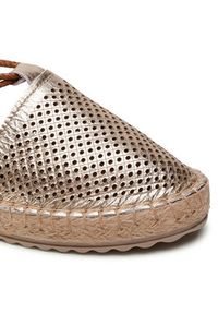 QUAZI Espadryle QZ-51-06-001014 Złoty. Kolor: złoty. Materiał: skóra #9