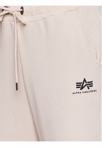 Alpha Industries Spodnie dresowe Basic ALPHA INDUSTRIES-116051 Écru Regular Fit. Materiał: bawełna