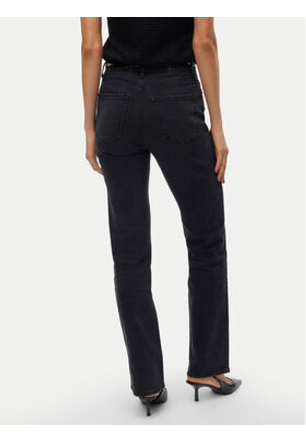 Vero Moda Jeansy Tessa 10315432 Czarny Straight Fit. Kolor: czarny