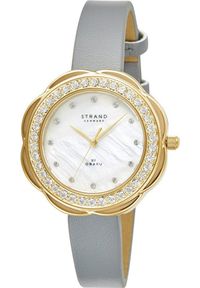 Zegarek Strand Zegarek damski S735LXGWVJ CYRKONIE szary. Kolor: szary #1