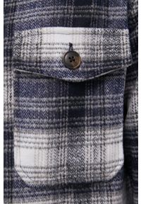PRODUKT by Jack & Jones - Produkt by Jack & Jones koszula męska kolor granatowy regular z kołnierzykiem klasycznym. Typ kołnierza: kołnierzyk klasyczny. Kolor: niebieski. Materiał: tkanina. Długość rękawa: długi rękaw. Długość: długie. Styl: klasyczny #5
