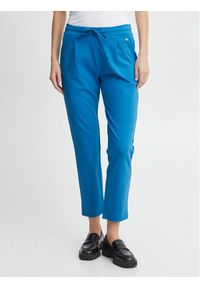 Fransa Spodnie materiałowe 20605622 Niebieski Regular Fit. Kolor: niebieski. Materiał: materiał, syntetyk, wiskoza #1