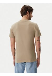 Calvin Klein Jeans T-Shirt J30J327100 Beżowy Regular Fit. Kolor: beżowy. Materiał: bawełna #4