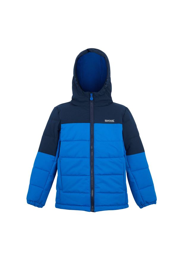 Regatta - Kurtka Dziecięca Ocieplana Lofthouse. Kolor: niebieski, wielokolorowy, zielony