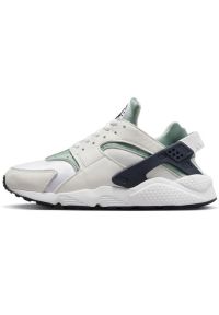 Buty Nike Air Huarache Mica Green W DH4439 110 białe. Okazja: na co dzień. Zapięcie: sznurówki. Kolor: biały. Materiał: guma, syntetyk, skóra. Model: Nike Huarache, Nike Air Huarache