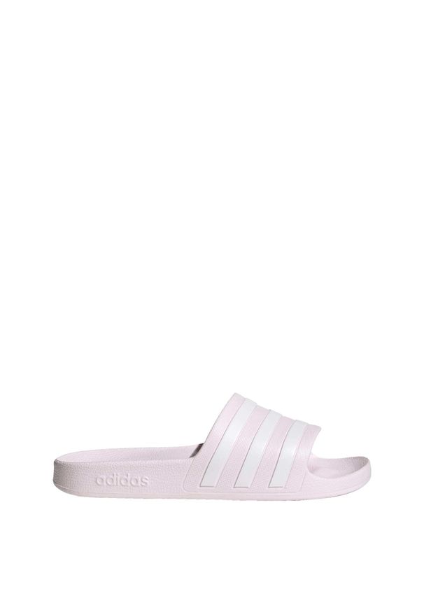 Adidas - Klapki adilette Aqua. Kolor: różowy, biały, wielokolorowy. Styl: sportowy, elegancki