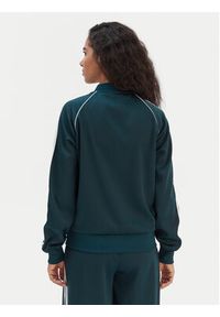 Adidas - adidas Bluza SST adicolor Satin JZ6732 Zielony Regular Fit. Kolor: zielony. Materiał: syntetyk #2
