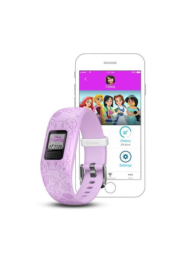 GARMIN - Opaska sportowa Garmin Vivofit Junior 2 Disney Princess Icons. Rodzaj zegarka: cyfrowe. Styl: sportowy