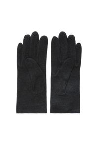 Wittchen - Rękawiczki damskie. Kolor: czarny. Materiał: wełna. Wzór: aplikacja. Sezon: jesień, zima #2