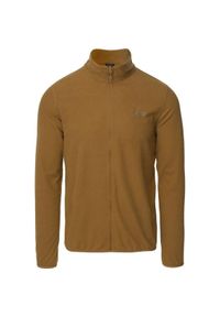 Hi-tec - Męska Bluza Polarowa Damis II. Kolor: brązowy. Materiał: polar. Sezon: zima. Styl: sportowy. Sport: turystyka piesza