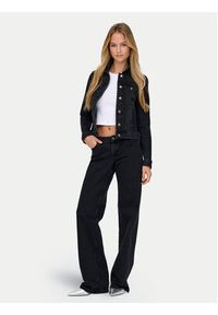 only - ONLY Kurtka jeansowa Wonder 15243147 Czarny Regular Fit. Kolor: czarny. Materiał: bawełna #6