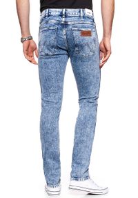 Wrangler - SPODNIE MĘSKIE WRANGLER LARSTON GLACE BLUE W18SFK18A