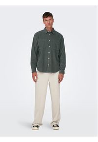Only & Sons Koszula 22024716 Szary Relaxed Fit. Kolor: szary. Materiał: bawełna #5