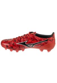 Mizuno - Buty piłkarskie korki męskie, Alpha II Elite FG. Kolor: czerwony. Sport: piłka nożna