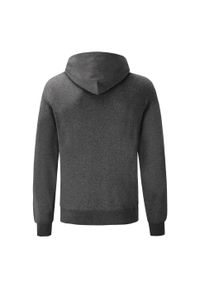 FRUIT OF THE LOOM - Męska Bluza Z Kapturem Classic Heather Full Zip. Typ kołnierza: kaptur. Kolor: szary