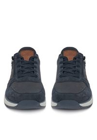 Rieker Sneakersy B0601-14 Granatowy. Kolor: niebieski. Materiał: nubuk, skóra #5