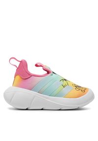 Adidas - Sneakersy adidas. Kolor: różowy. Wzór: motyw z bajki