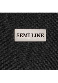 Semi Line Walizka kabinowa T5661-1 Czarny. Kolor: czarny. Materiał: materiał, poliester #7