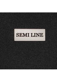 Semi Line Walizka kabinowa T5661-1 Czarny. Kolor: czarny. Materiał: poliester, materiał #7