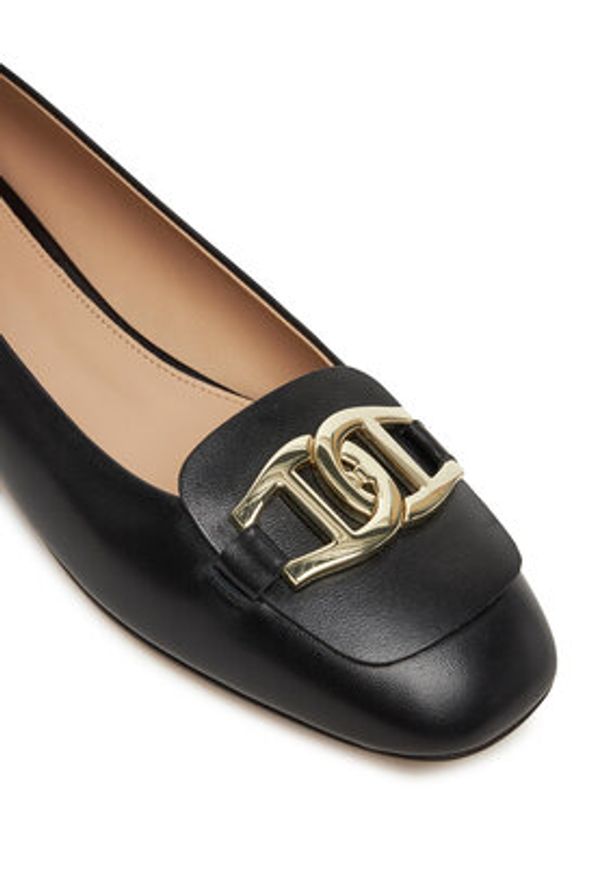 Aigner Baleriny Madeleine 3A 1251310 Czarny. Kolor: czarny. Materiał: skóra