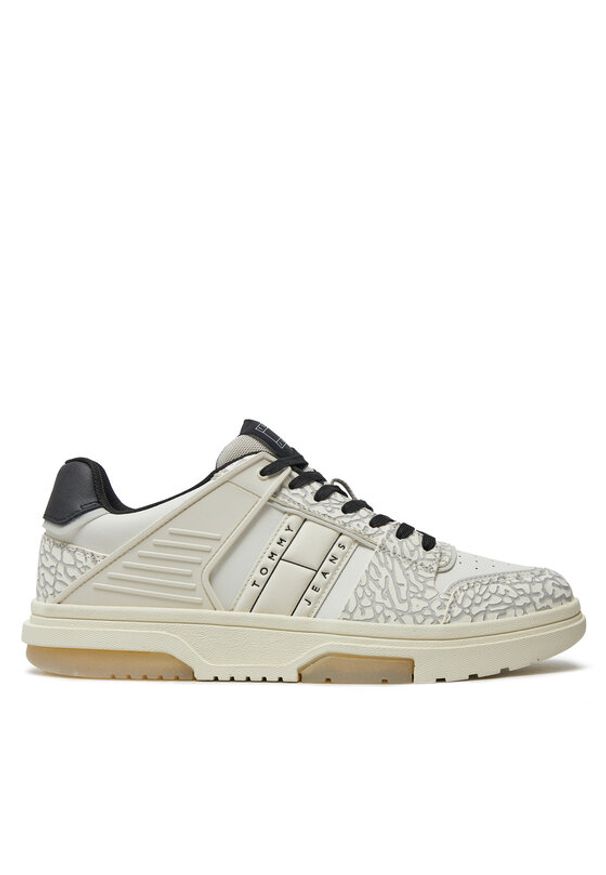Tommy Jeans Sneakersy The Brooklyn New Material EM0EM01431 Écru. Materiał: skóra