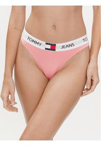 Tommy Jeans Biustonosz top UW0UW05345 Różowy. Kolor: różowy. Materiał: bawełna #1