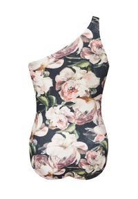 NORMA KAMALI Body KK125XPL027670 Kolorowy Slim Fit. Materiał: syntetyk. Wzór: kolorowy #5