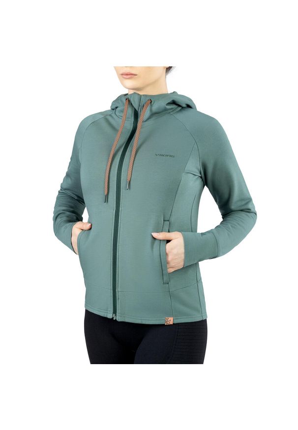 Bluza damska Viking Bamboo Lonetree Hoodie Lady. Kolor: niebieski