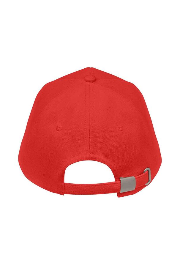 SOL'S - Seoul 5 Panel Cap. Kolor: czerwony