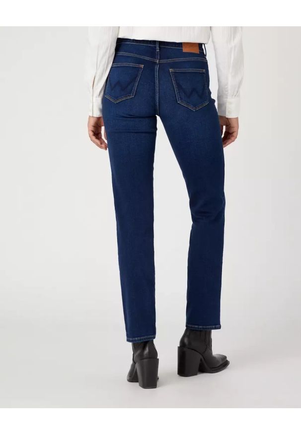 Wrangler - WRANGLER STRAIGHT DAMSKIE SPODNIE JEANSOWE JEANSY ANABEL W26RCY37Q 112332361