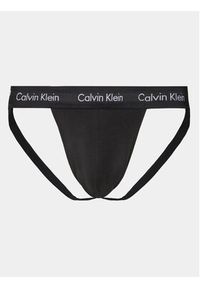 Calvin Klein Underwear Komplet 3 par stringów 000NB3363A Czarny. Kolor: czarny. Materiał: bawełna