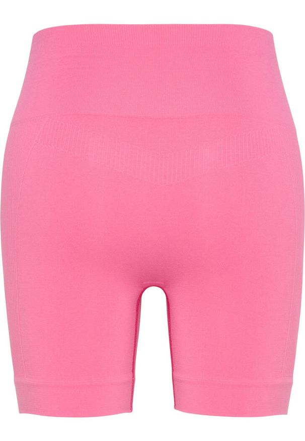 Szorty damskie Hummel Tif bezszwowe. Kolor: różowy. Materiał: materiał. Sport: fitness
