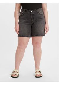 Levi's® Szorty jeansowe 501® 90'S A19870004 Czarny Loose Fit. Kolor: czarny. Materiał: bawełna