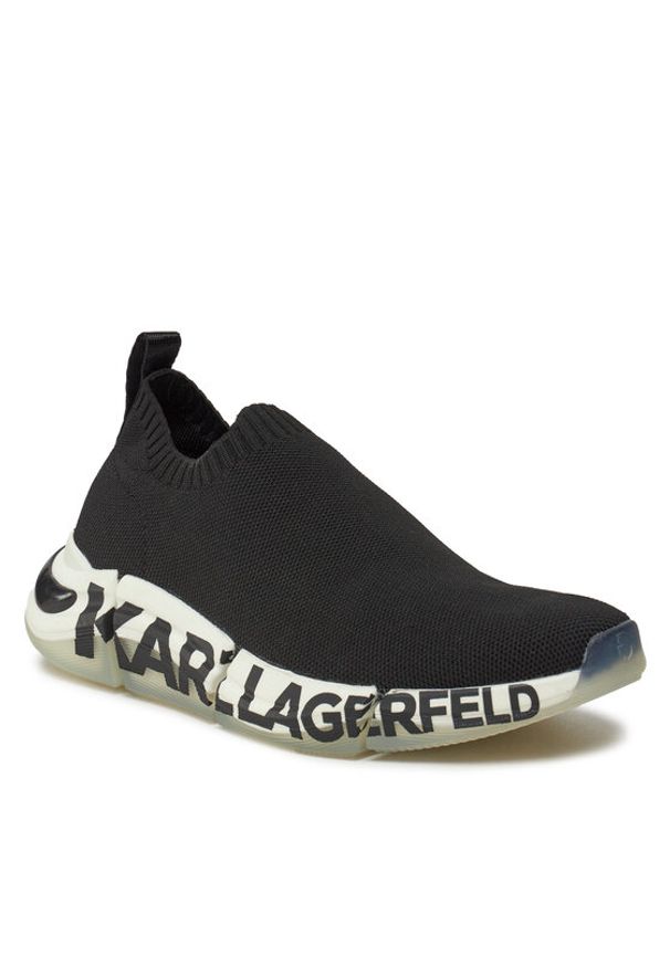 Karl Lagerfeld - KARL LAGERFELD Sneakersy KL63213 Czarny. Kolor: czarny. Materiał: materiał