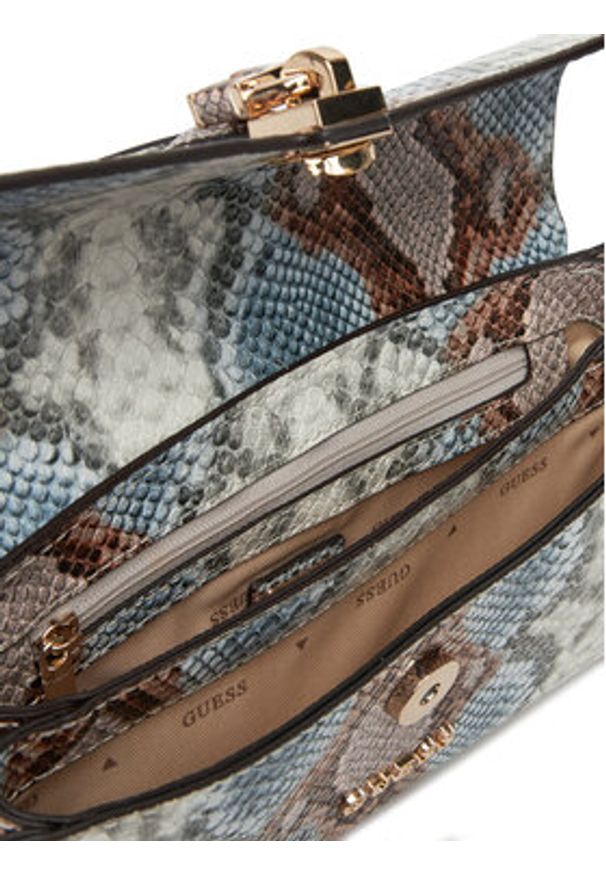 Guess Torebka Queensland HWKG96 55200 Kolorowy. Wzór: kolorowy. Materiał: skórzane