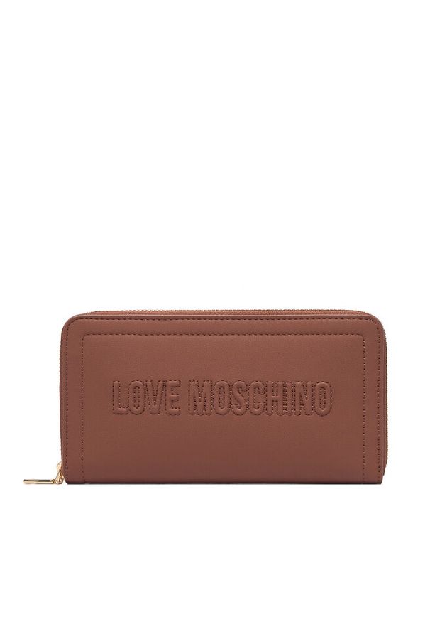 Love Moschino - Portfel LOVE MOSCHINO. Kolor: brązowy