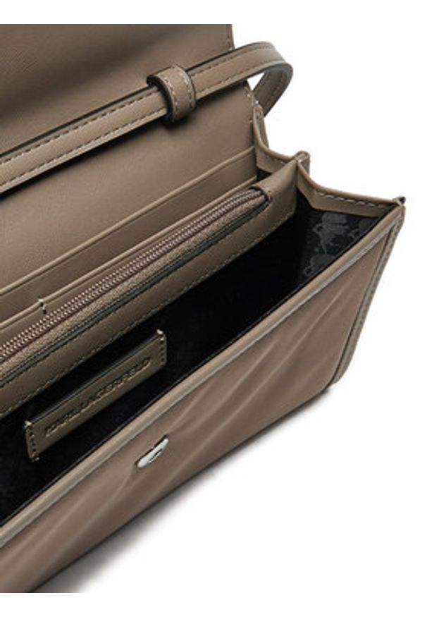 Karl Lagerfeld - KARL LAGERFELD Torebka 245W3218 Beżowy. Kolor: beżowy. Materiał: skórzane