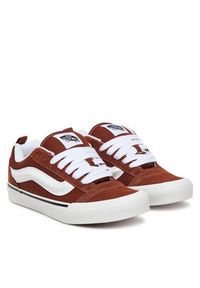 Vans Tenisówki Knu Skool VN000D22FSB1 Bordowy. Kolor: czerwony. Materiał: zamsz, skóra #6