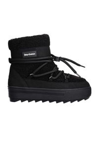 Juicy Couture - JUICY COUTURE Czarne śniegowce damskie Juicy Snow Boot, Rozmiar 40. Kolor: czarny