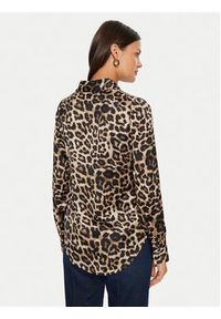 Marciano Guess Koszula 4BGH32 7014A Brązowy Regular Fit. Kolor: brązowy. Materiał: syntetyk #3