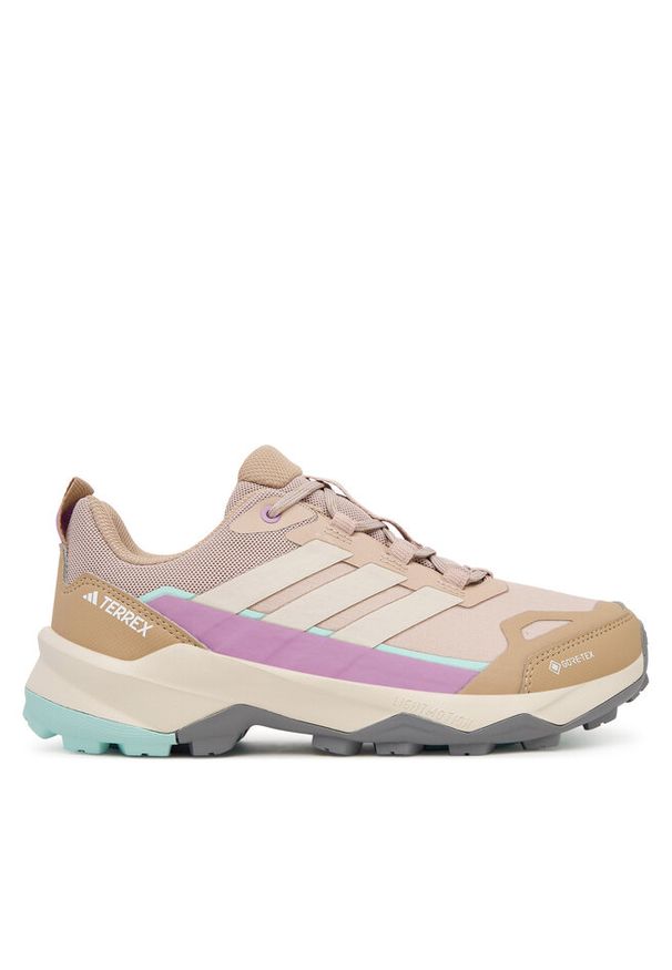 Adidas - Trekkingi adidas. Kolor: beżowy. Technologia: Gore-Tex. Model: Adidas Terrex. Sport: turystyka piesza