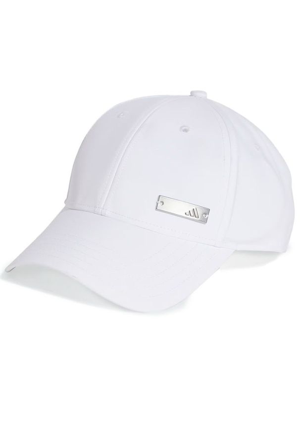 Adidas - Czapka adidas Sportswear Lightweight JF8484 - biała. Kolor: biały. Materiał: tkanina, poliester. Sezon: lato. Styl: casual, klasyczny