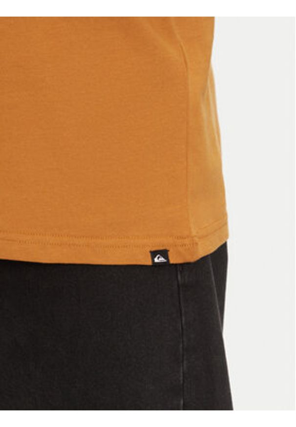 Quiksilver Longsleeve Bloom Cycle EQYZT07707 Brązowy Regular Fit. Kolor: brązowy. Materiał: bawełna. Długość rękawa: długi rękaw