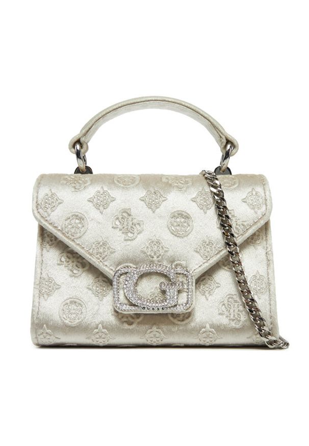 Guess Torebka HWVY93 50780 Srebrny. Kolor: srebrny. Materiał: skórzane